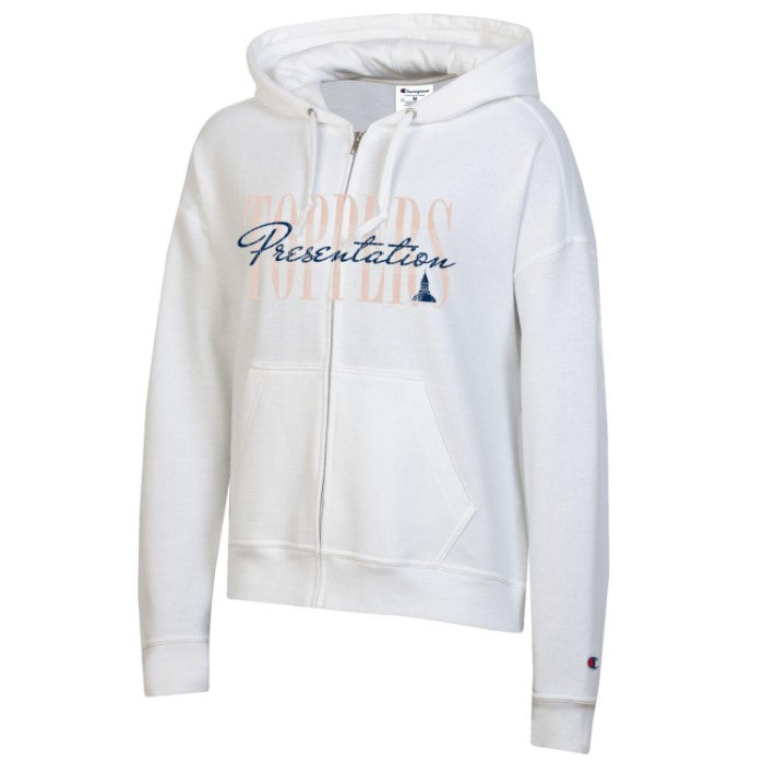 Full Zip Champion | White
