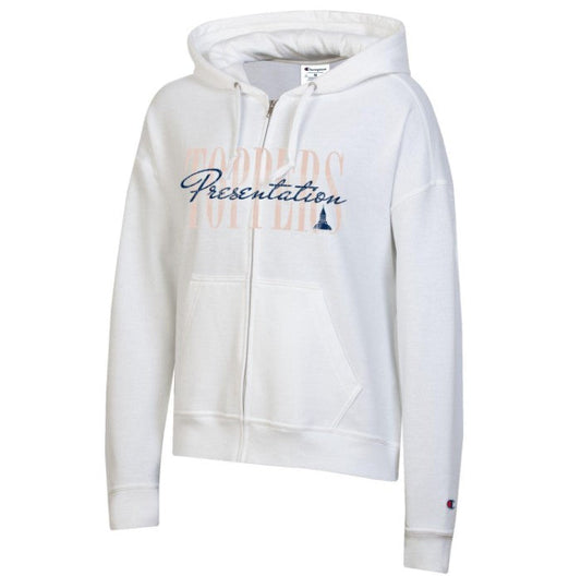 Full Zip Champion | White